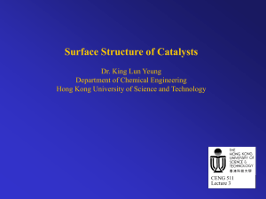 Lectures 2 - 4 (11th Feb. 2004) - Hong Kong University of Science