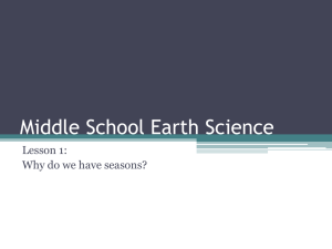 Middle School Earth Science