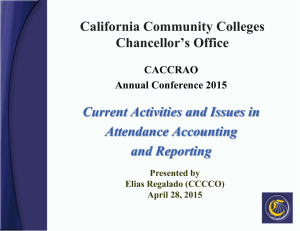 2015 CACCRAO Attendance Accounting Overview Presentation (4