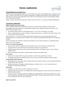 Nuclear Applications - Princeton High School