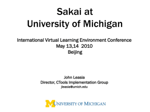 International Virtual Learning Environment Conference May 13,14