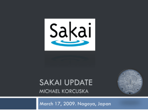 Sakai Foundation functions & roles