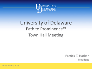 Slide 1 - University of Delaware