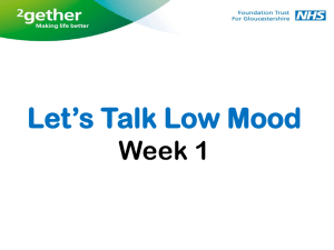 Boost Your Mood Week 1