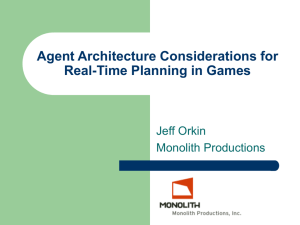 Symbolic Rep: Toward Real Time Planning in Games