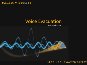 Voice Evacuation