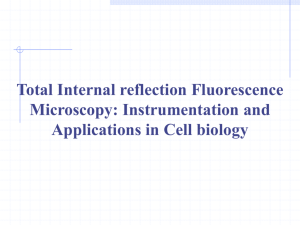 Total Internal reflection Fluorescence Microscopy: Instrumentation