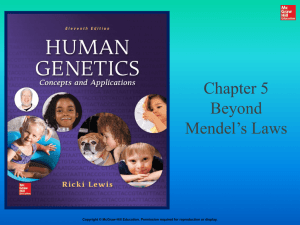 Human Genetics - Chapter 5