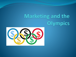Marketing and the Olympics