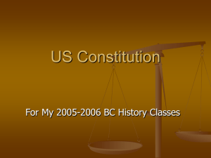 Special US Constitution Information