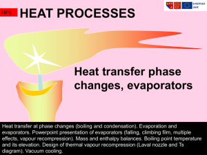 Provedení, principy činnosti a základy výpočtu pro výměníky tepla