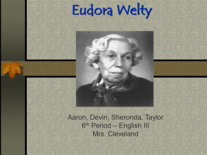 Eudora Welty - Clevelandsportfolio