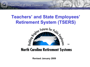 Teachers' and State Employees' Retirement System (TSERS)