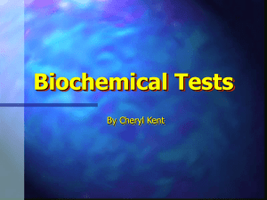 biochemical tests