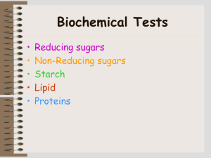 Biochemical Tests presentation
