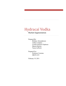 Hydracaí Vodka
