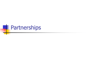 Partnerships Basis
