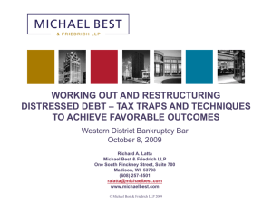 View presentation - Michael Best & Friedrich LLP