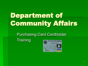 Department of Community Affairs