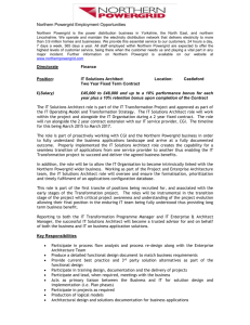 Northern Powergrid Employment Opportunities Northern Powergrid