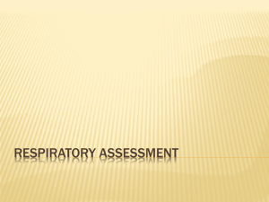 Respiratory Assessment