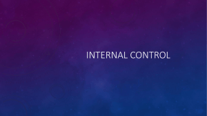 Internal Control Presentation