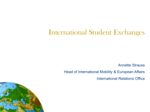 international student exchanges new