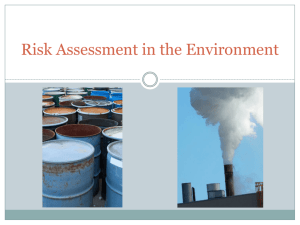 the Risk Assessment Module Presentation