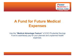 Create a Fund for Future Medical Expenses
