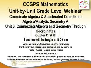 - Georgia Mathematics Educator Forum: High School