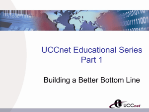 UCCnet Educational Series Part 1