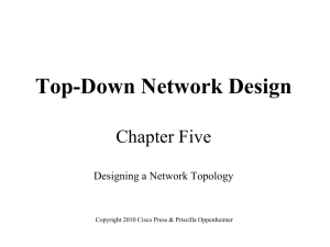 Designing a Network Topology - Top