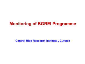 BGREI in Eastern India & Eastern Uttar Pradesh