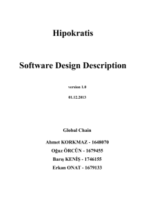 Software Design Description