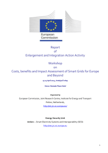 Report - JRC Smart Electricity Systems and Interoperability