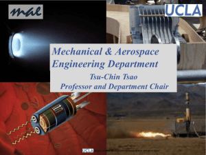 Department Overview - Mechanical and Aerospace Engineering