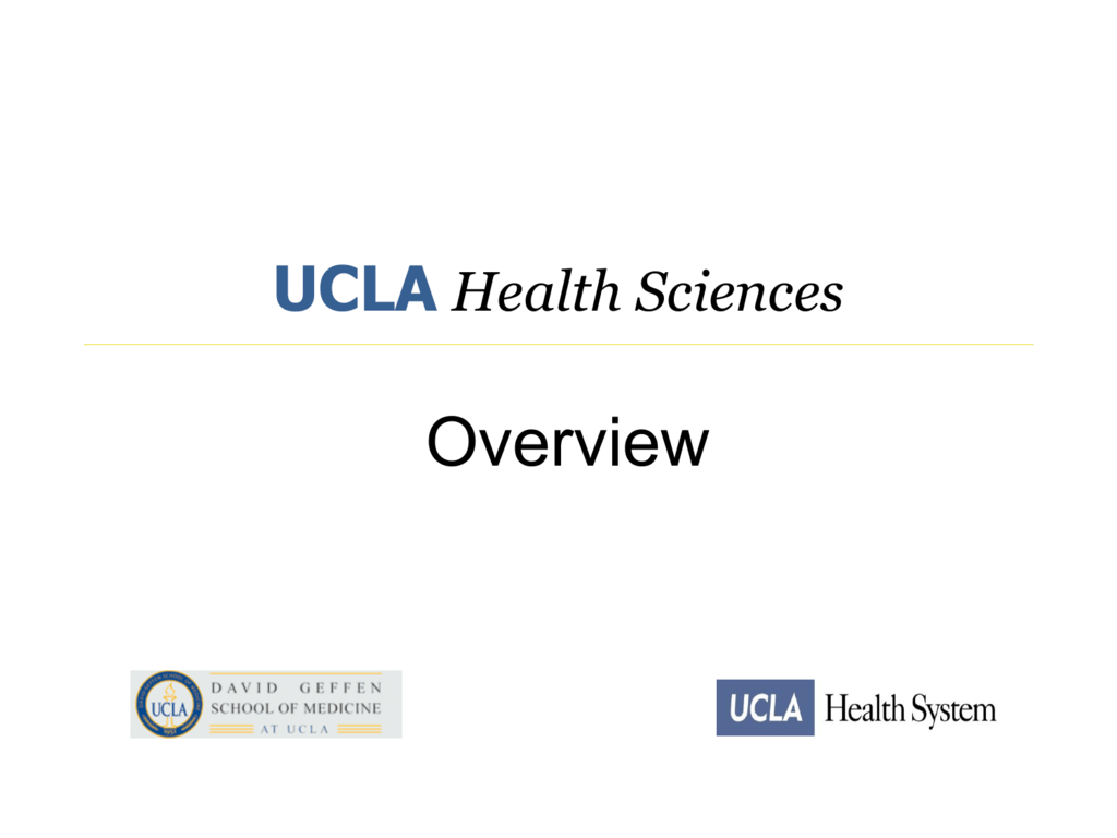Ucla Health Organizational Chart
