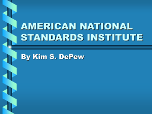 american national standards institute