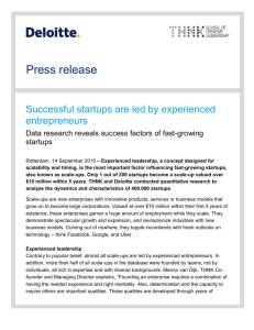 Successful startups are led by experienced entrepreneurs