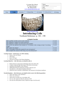 Introducing Cells