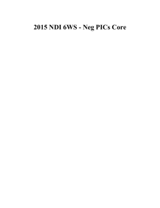 2015 NDI 6WS - Neg PICs Core