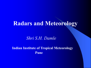 Shri. S.H. Damle , IITM, Pune - Indian Institute of Tropical Meteorology