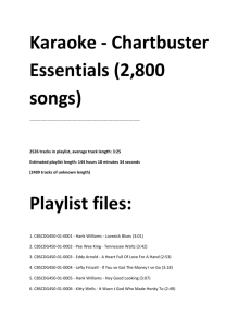 Karaoke - Chartbuster Essentials (2800 songs)