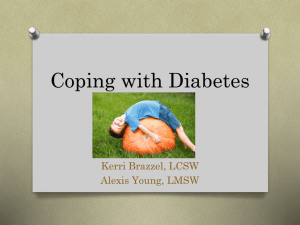 Coping with Diabetes - Coordinated School Health