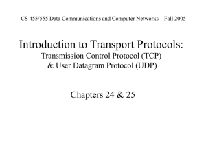 UDP/TCP - Binus Repository