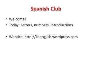 Spanish Club - WordPress.com