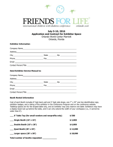 CWD Friends for Life 2013 Exhibitor Form