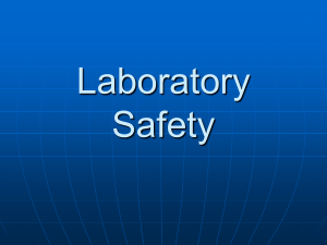 Laboratory Safety - Fulton County Schools