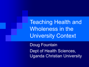 Fountain - Christian Connections for International Health
