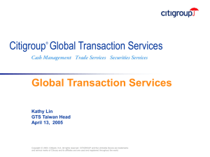 Global Transaction Service